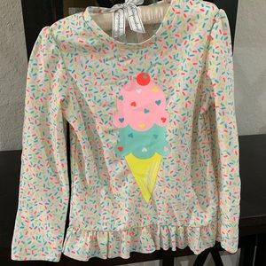 Girls long sleeve rash guard